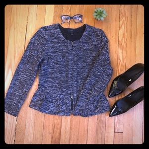 J. Crew Peplum Knit Blazer